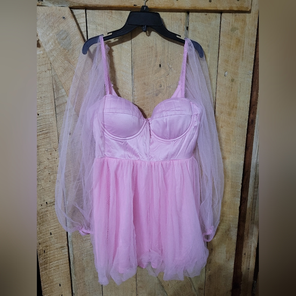 Pink dress